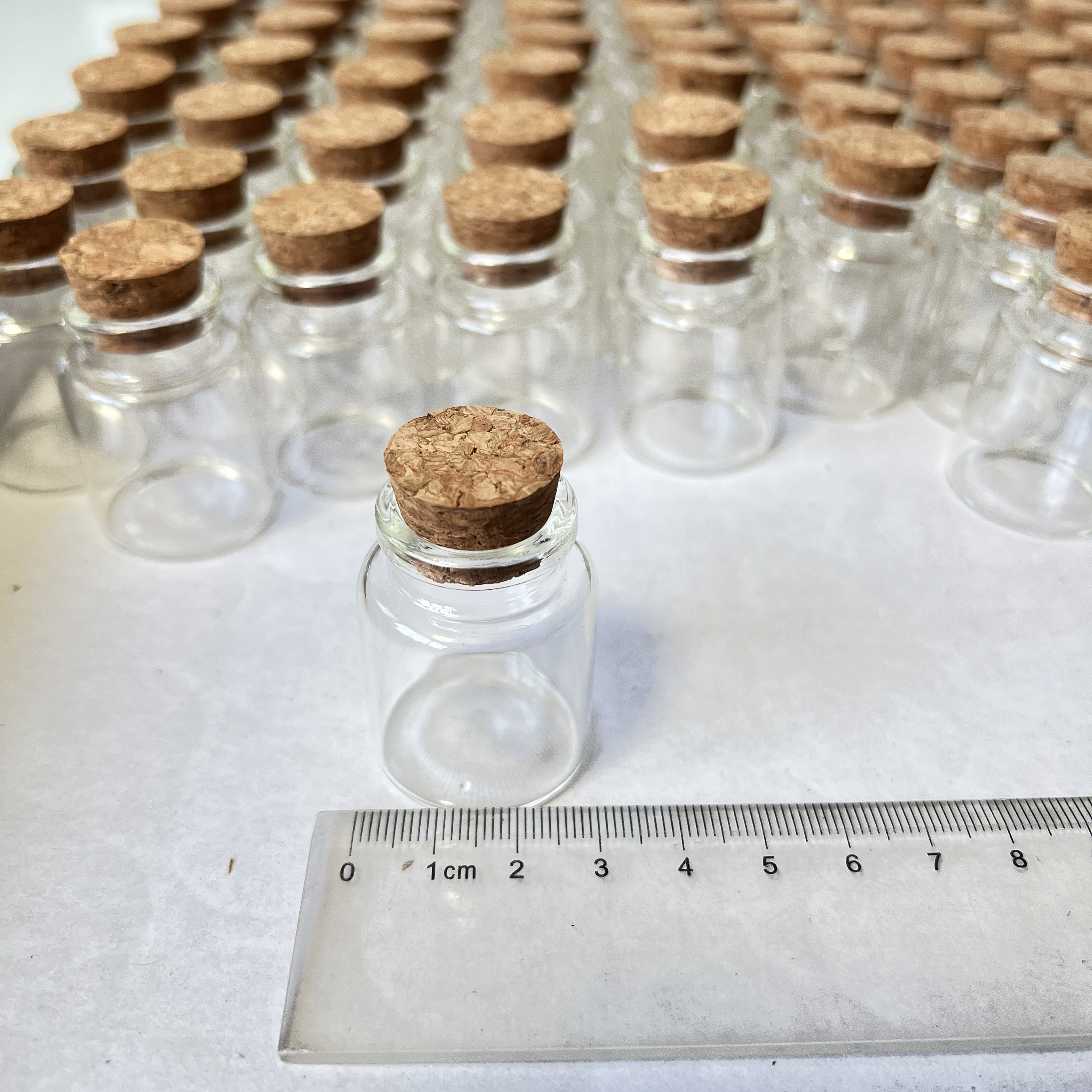 30/100 Pcs 15ml Glass Bottles  - Bottle Stopper Set 评论和价格