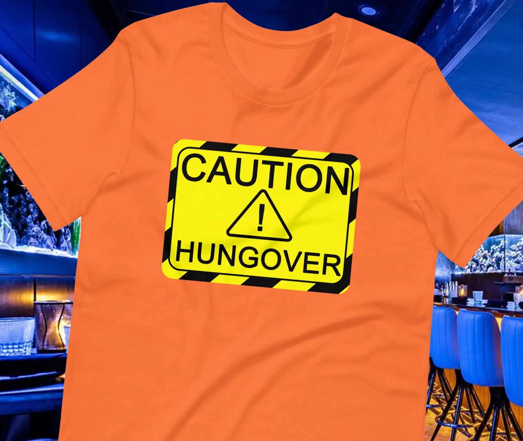 Caution Hungover T Shirt Hango - Wine Beer Tequila 评论和价格