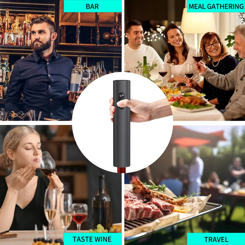 Electric Automatic Red Wine Op - Bottle Stopper Set 评论和价格