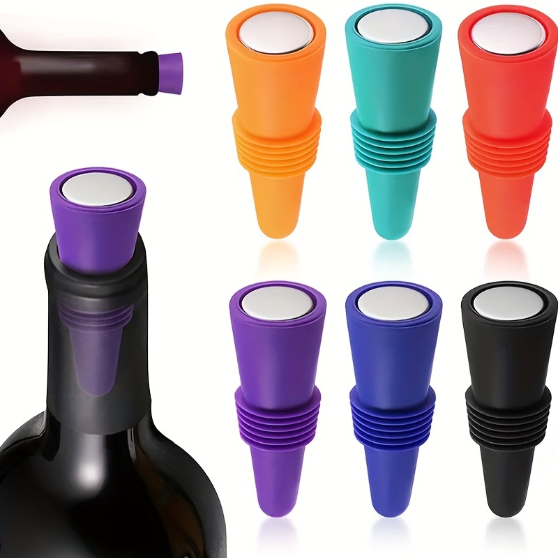 Silicone Wine Stopper Set Leak - Bottle Stopper Set 评论和价格