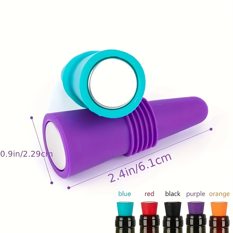 Silicone Wine Stopper Set Leak - Bottle Stopper Set 评论和价格