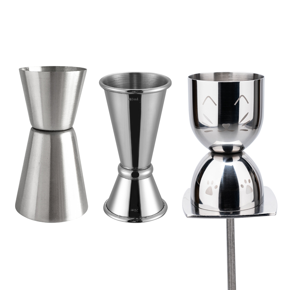 20/40ml Cocktail Bar Stainless - Spirit Measure Jigger 评论和价格