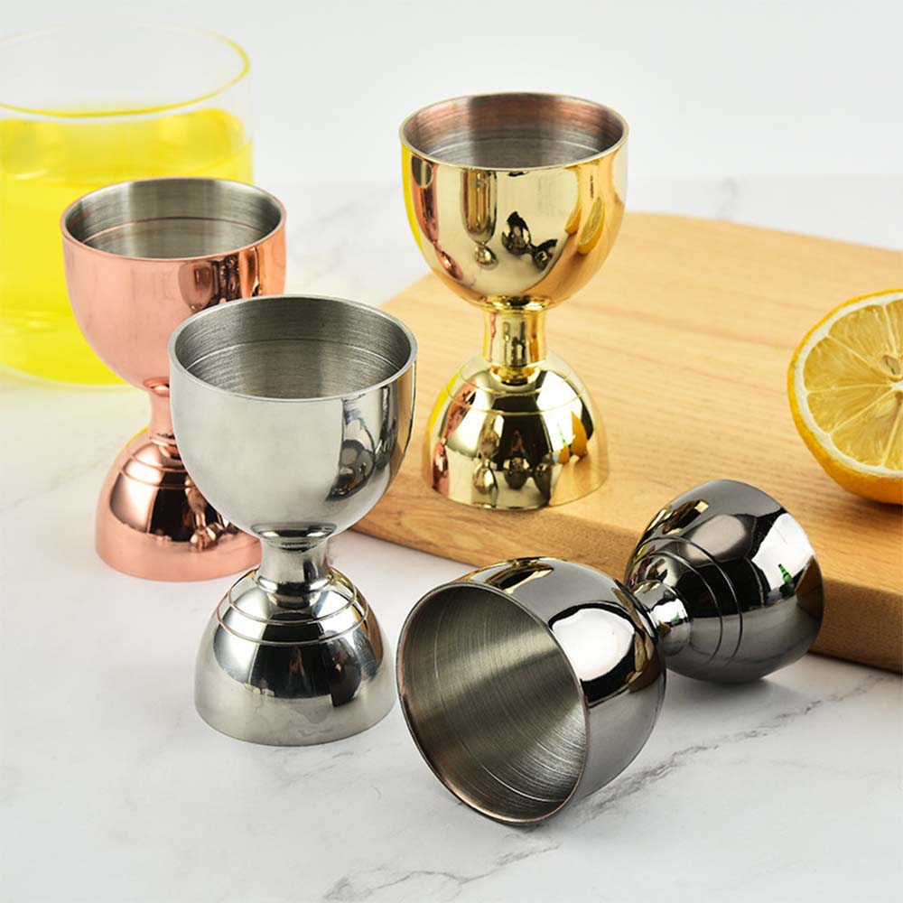 Stainless Steel Cocktail Shake - Spirit Measure Jigger 评论和价格