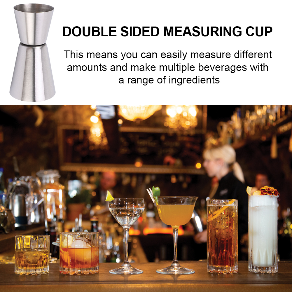 Double Jigger Single Double  D - Spirit Measure Jigger 评论和价格