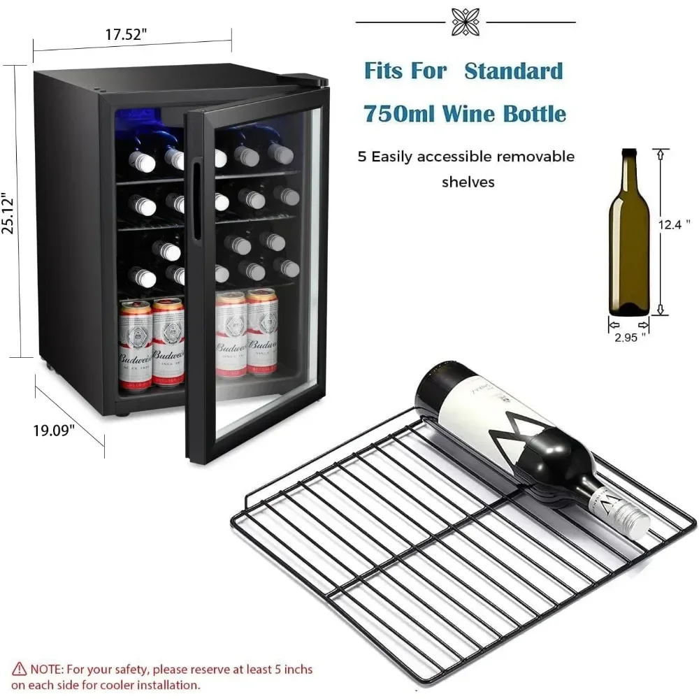 Bestseller24 Bottle Wine Coole - Wine Beer Fridge Small 评论和价格