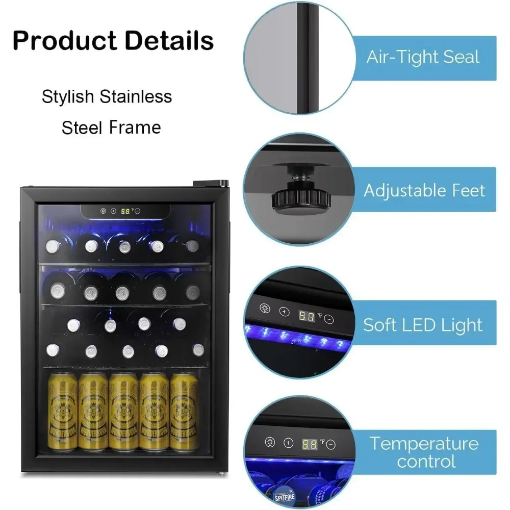 Bestseller24 Bottle Wine Coole - Wine Beer Fridge Small 评论和价格