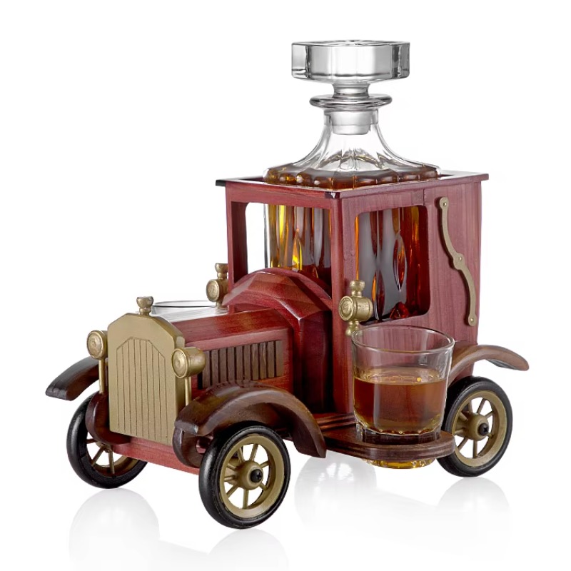 Modern Car Shaped Wine Decante - Wine Glass Set Crystal 评论和价格