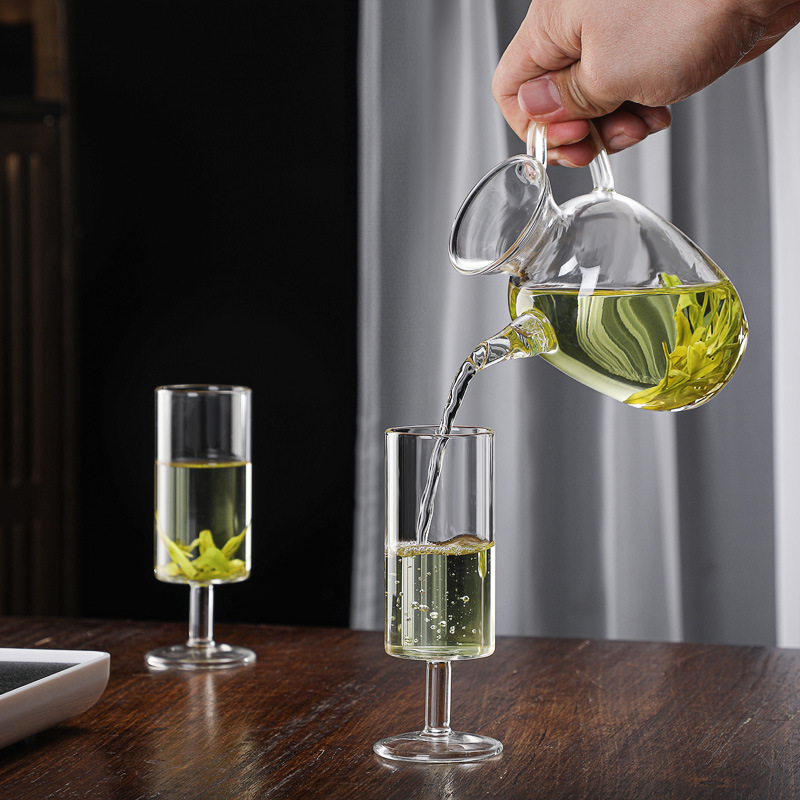 Japanese Style Transparent Tea - Wine Beer Foot 评论和价格