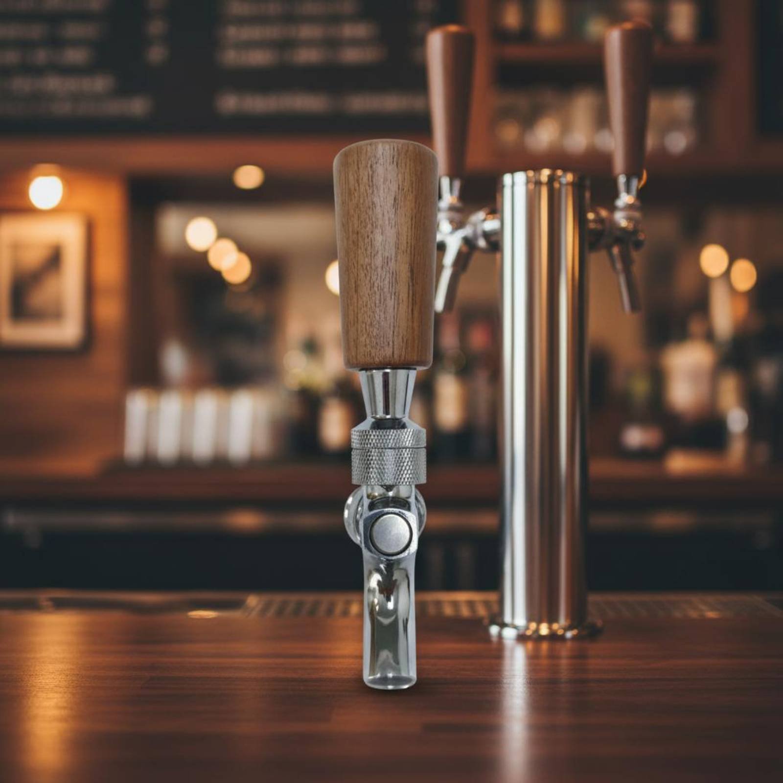 Short Wooden Beer Handle Solid - Wine Beer Usa 评论和价格
