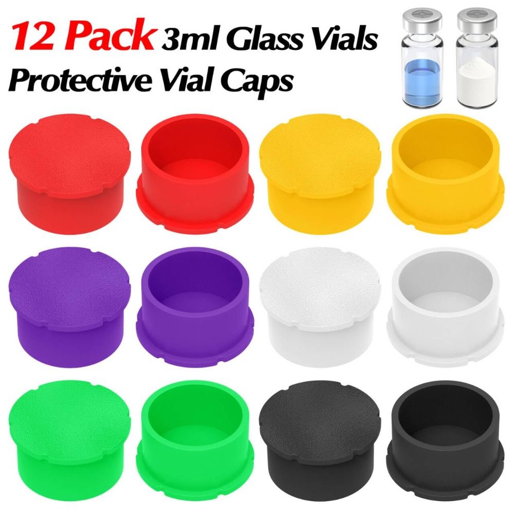 12Pcs/Pack Leak Free Glass Via - Bottle Stopper Set 评论和价格