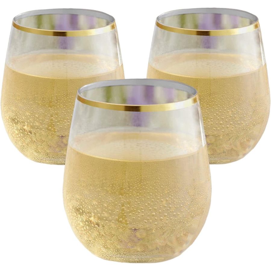 piece Stemless Unbreakable Cry - Wine Glass Set Crystal 评论和价格